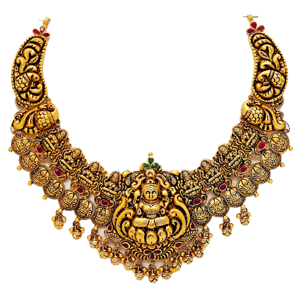 Bridal-Chola-Antique-Necklace-59.100grams