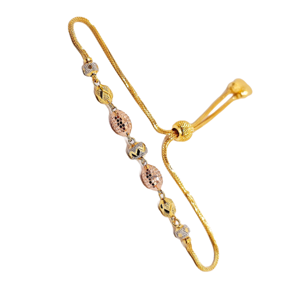 Rose Gold Gope Bracelet 6.240gm