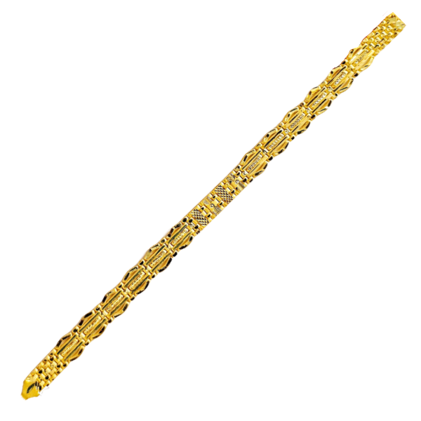 Amazon.com: TEX 18k Solid Yellow Gold Anchor Mariner Bullet Link Bracelet 4  MM 22 grams 10