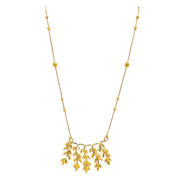 Elegant Pendant Gold Chain 10.310gm