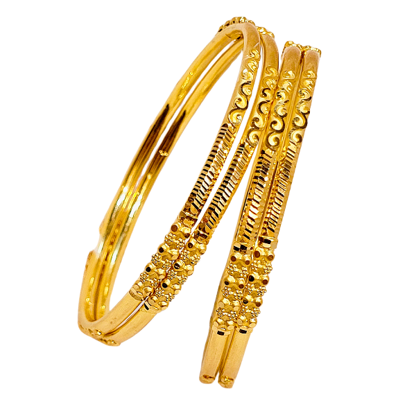 Hollow Tube Bangle 32.130grams, Size2.7