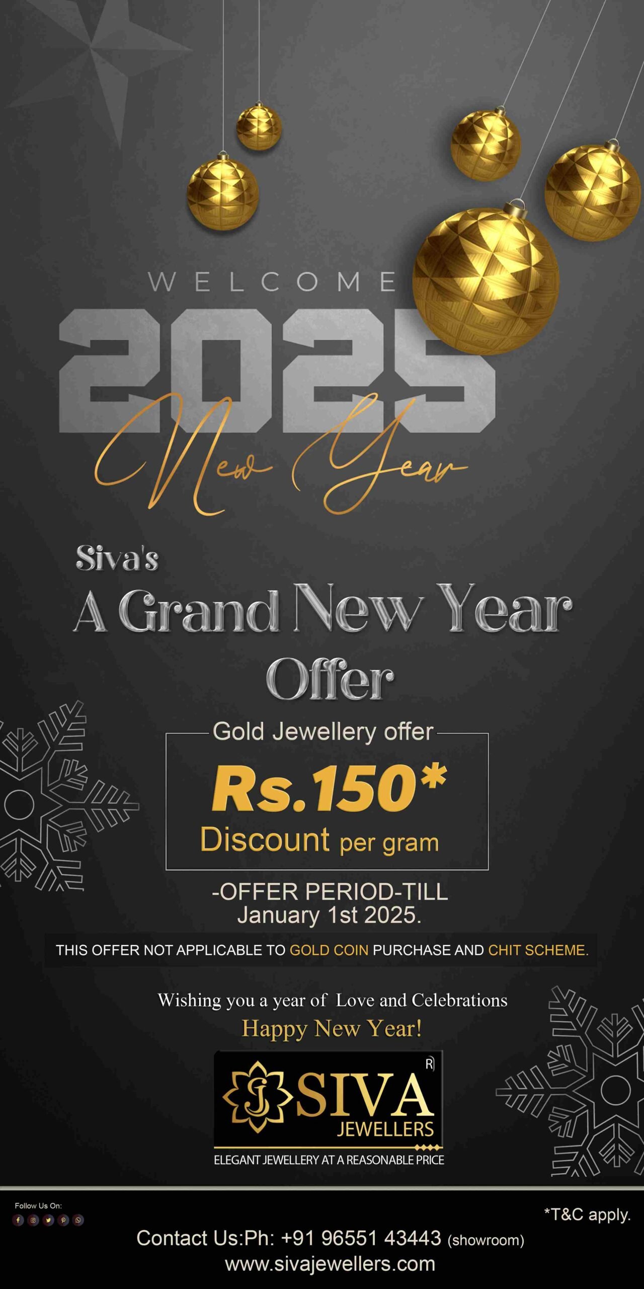 new year gold offer