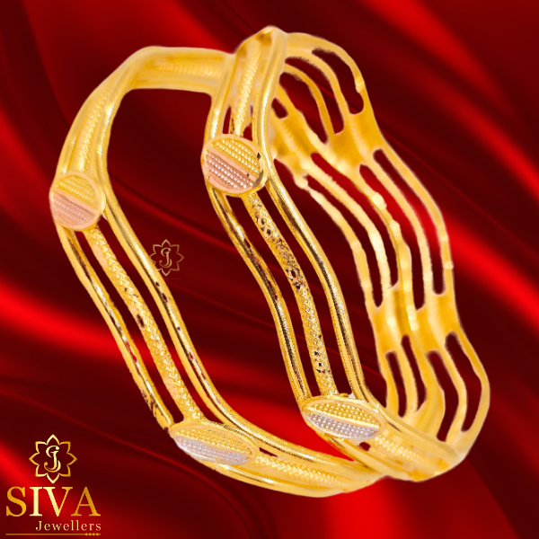 ZigZag Bangles _ 27.960 Grams